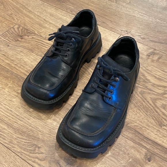 Kenneth Cole reaction black dress shoes, size 8 - Picture 2 of 10